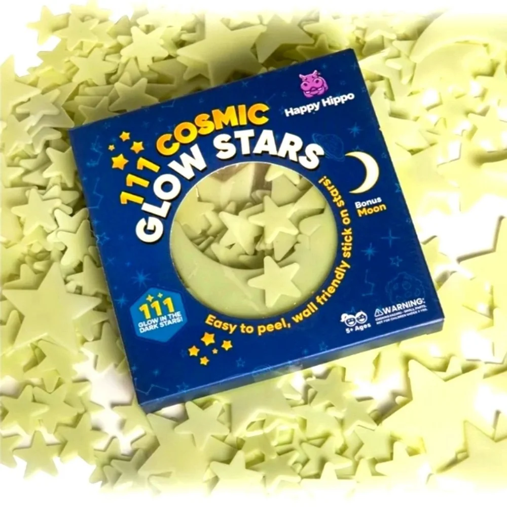 Glow in the Dark Stars with a Bonus Moon - Picture 6 of 9